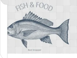 ESTAhome Wandtattoo Fisch Blau 70 x 46,5 cm 159037* Wandtattoos
