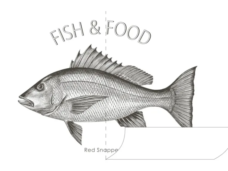 ESTAhome Wandtattoo Fisch Schwarz 145 x 97 cm 159043* Wandtattoos