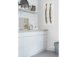 ESTAhome Wandtattoo Fische Grau 97 x 48,5 cm 159030