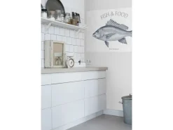 ESTAhome Wandtattoo Fisch Blau 145 x 97 cm 159034* Wandtattoos