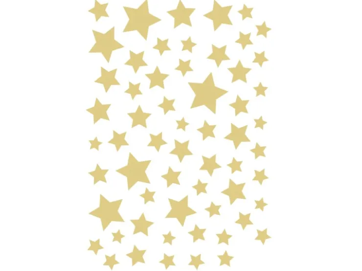 ESTAhome Wandtattoo Sternenhimmel Gelb 33 cm x 47,5 cm 156120* Wandtattoos