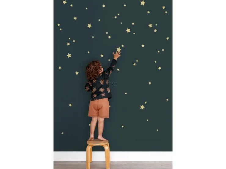 ESTAhome Wandtattoo Sternenhimmel Gelb 33 cm x 47,5 cm 156120* Wandtattoos