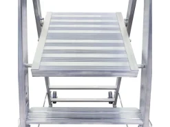 Euroline Premium 32677 Stufenstehleiter mit Großer Standplattform 6 Stufen