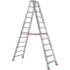 Euroline Premium 30577 Stufenstehleiter 2x12 Stufen* Klapptritte