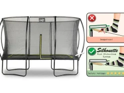 Exit Toys EXIT Silhouette Trampolin 244x366cm -* Leitern