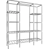 eyepower Breiter XXL Kleiderschrank 178 x 148 x 44,5 cm* Metallregale