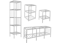 eyepower Breiter XXL Kleiderschrank 178 x 148 x 44,5 cm* Metallregale