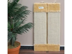 eyepower Sisal Kantenschutz M für Innen- und Außenecken 55 x 27 cm Beige* Katzenbedarf