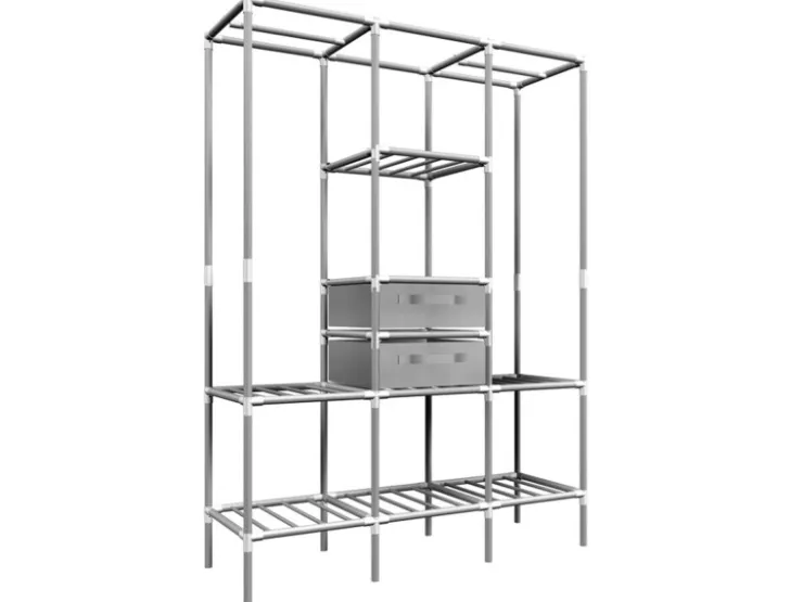 eyepower XL Kleiderschrank System 2 Schubladen 178 x 128 x 44,5 cm* Weitere Regale