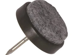 Filzgleiter mit Stift Ø 24 mm 8 Stück Schwarz* Stühle