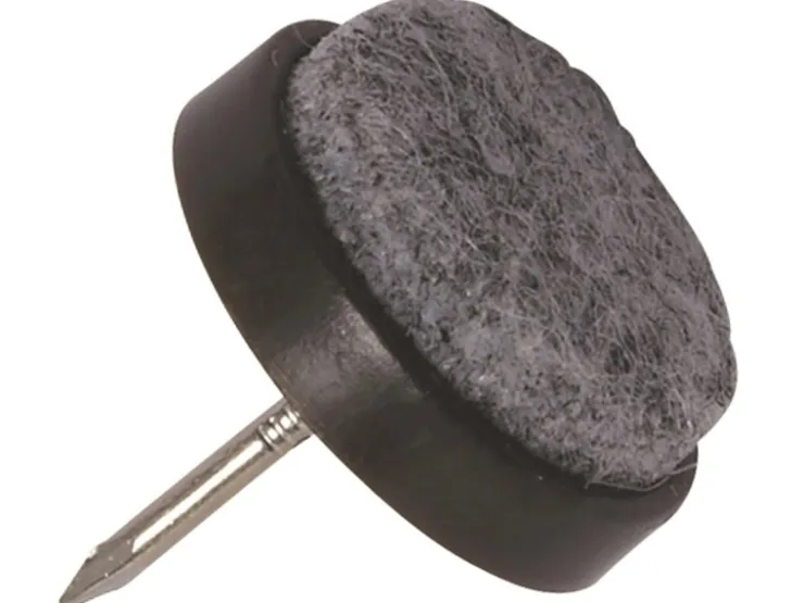 Filzgleiter mit Stift Ø 24 mm 8 Stück Schwarz* Stühle
