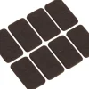 Filzgleiter Selbstklebend 22 mm x 36 mm 8 Stück Braun* Sessel|Stühle