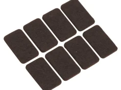 Filzgleiter Selbstklebend 22 mm x 36 mm 8 Stück Braun* Sessel|Stühle