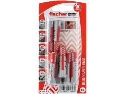 Fischer Dübel DuoPower Ø 10 mm x 50 mm K 8 Stück* Wandregale