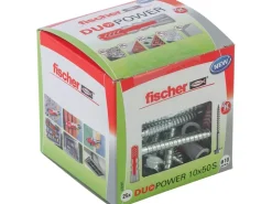 Fischer Dübel DuoPower Ø 10 mm x 50 mm S LD mit Sicherheitsschraube