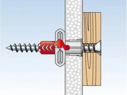 Fischer Duopower 6 x 50 S K Dübel mit Schraube je 4 Stück