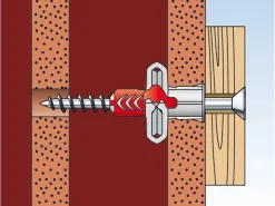 Fischer Duopower 6 x 50 S K Dübel mit Schraube je 4 Stück