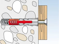 Fischer Duopower 6 x 50 S K Dübel mit Schraube je 4 Stück