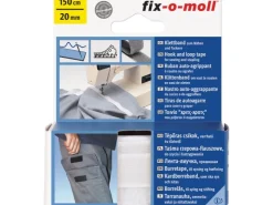 fix-o-moll Klettband zum Nähen weiß 150 cm 20 mm