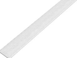 Flachstange Selbstklebend Alu Edelstahldesign Hell 15 mm x 2 mm x 1000 mm