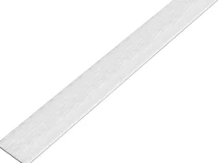 Flachstange Selbstklebend Alu Edelstahldesign Hell 20 mm x 2 mm x 2000 mm* Zierprofile