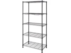Floordirekt Gitterregal Taranaki Metallregal Entnehmbare Ablagen 75 x 40 x 170 cm* Metallregale