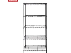 Floordirekt Gitterregal Taranaki Metallregal Entnehmbare Ablagen 75 x 40 x 170 cm* Metallregale