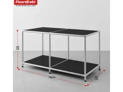 Floordirekt Metallregal Concept Epure MK-016 Sideboard 78 x 40 x 46 cm