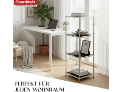 Floordirekt Metallregal Concept Epure MK-005 Verchromt 30 x 30 x 89 cm* Metallregale