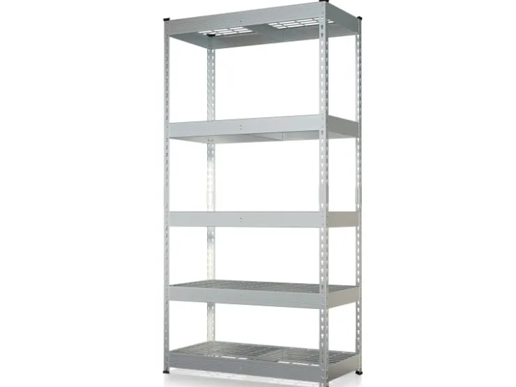 Floordirekt Schwerlastregal Yukon Rivet 5 Böden 180 x 90 x 45 cm* Schwerlastregal