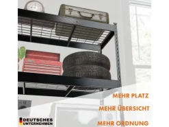 Floordirekt Schwerlastregal Yukon Rivet 5 Böden 180 x 90 x 45 cm* Schwerlastregal