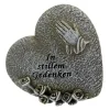 FlowerPower Flower Power Grabdekoration Memoria Herz mit Rosen 2-fach Sortiert