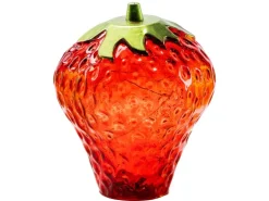 FlowerPower Deko Erdbeere mit LED Ø 15 cm x 18,5 cm Rot* Dekorative Figuren