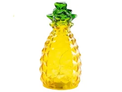 FlowerPower Deko-Ananas mit LED Ø 11,5 cm x 23 cm Gelb* Dekorative Figuren