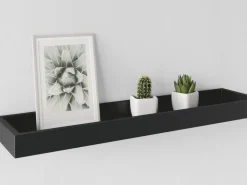 Fotoleiste Bix 60 cm x 15 cm x 4 cm Schwarz* Regale Schwarz