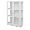 Furn.Design Vitrine Weiß 100 x 150 cm 2-türig 6 Vitrinenfächer Modern Blanverd