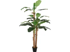 furnicato Bananenbaum Künstlich 18 Blätter 150 cm Grün* Kunstpflanzen