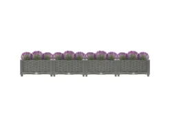 furnicato Hochbeet 160x40x23 cm Polypropylen* Sitzbänke