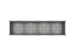 furnicato Hochbeet 160x40x23 cm Polypropylen* Sitzbänke