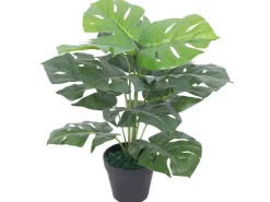 furnicato Künstliche Monstera-Pflanze mit Topf 45 cm Grün* Kunstpflanzen
