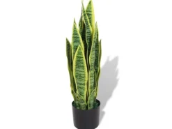 furnicato Künstliche Sansevieria Bogenhanf mit Topf 65 cm Grün