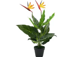 furnicato Künstliche Strelitzia Reginae Paradiesvogelblume 66 cm* Kunstpflanzen