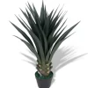 furnicato Künstliche Yucca-Pflanze mit Topf 85 cm Grün
