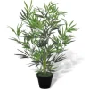 furnicato Künstlicher Bambusbaum mit Topf 80 cm