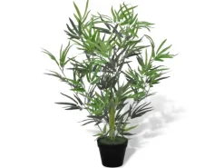 furnicato Künstlicher Bambusbaum mit Topf 80 cm