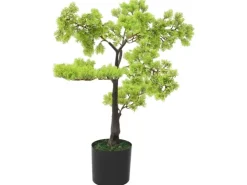 furnicato Künstlicher Bonsai Zypresse mit Topf 60 cm Grün* Kunstpflanzen