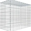 Gabiona C-Ring-Gabione-Anbaukorb Typ 3 80 x 100 x 50 cm Maschenw 5 x 10 cm* Vogeltränken