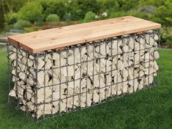 Bellissa Gabionen-Gartenbank 100 cm x 46 cm x 30 cm* Sitzbänke