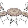 Garden Pleasure Balkon-Set Mosaik Amarillo 3-teilig Braun