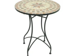 Garden Pleasure Balkon-Set Mosaik Amarillo 3-teilig Braun